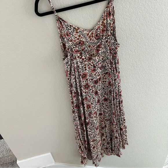 Amuse Society Adelaide Brown Floral Print Midi Dress - Picture 9 of 12